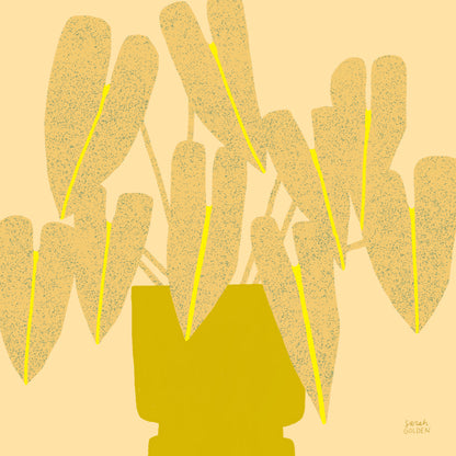 Yellow Houseplant Print