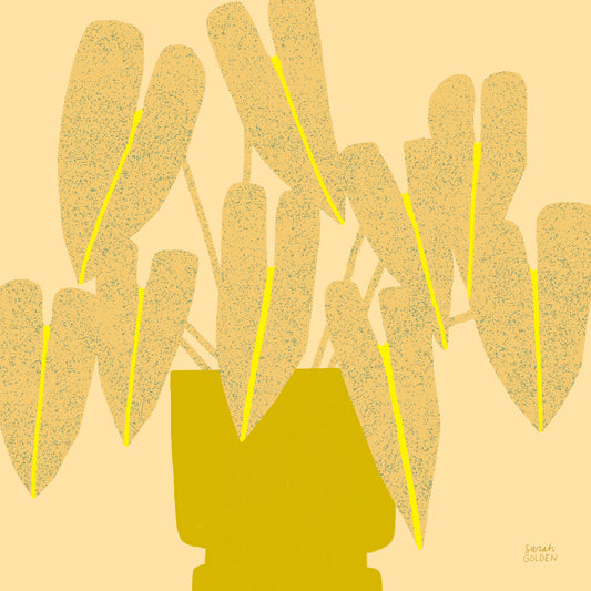Yellow Houseplant Print