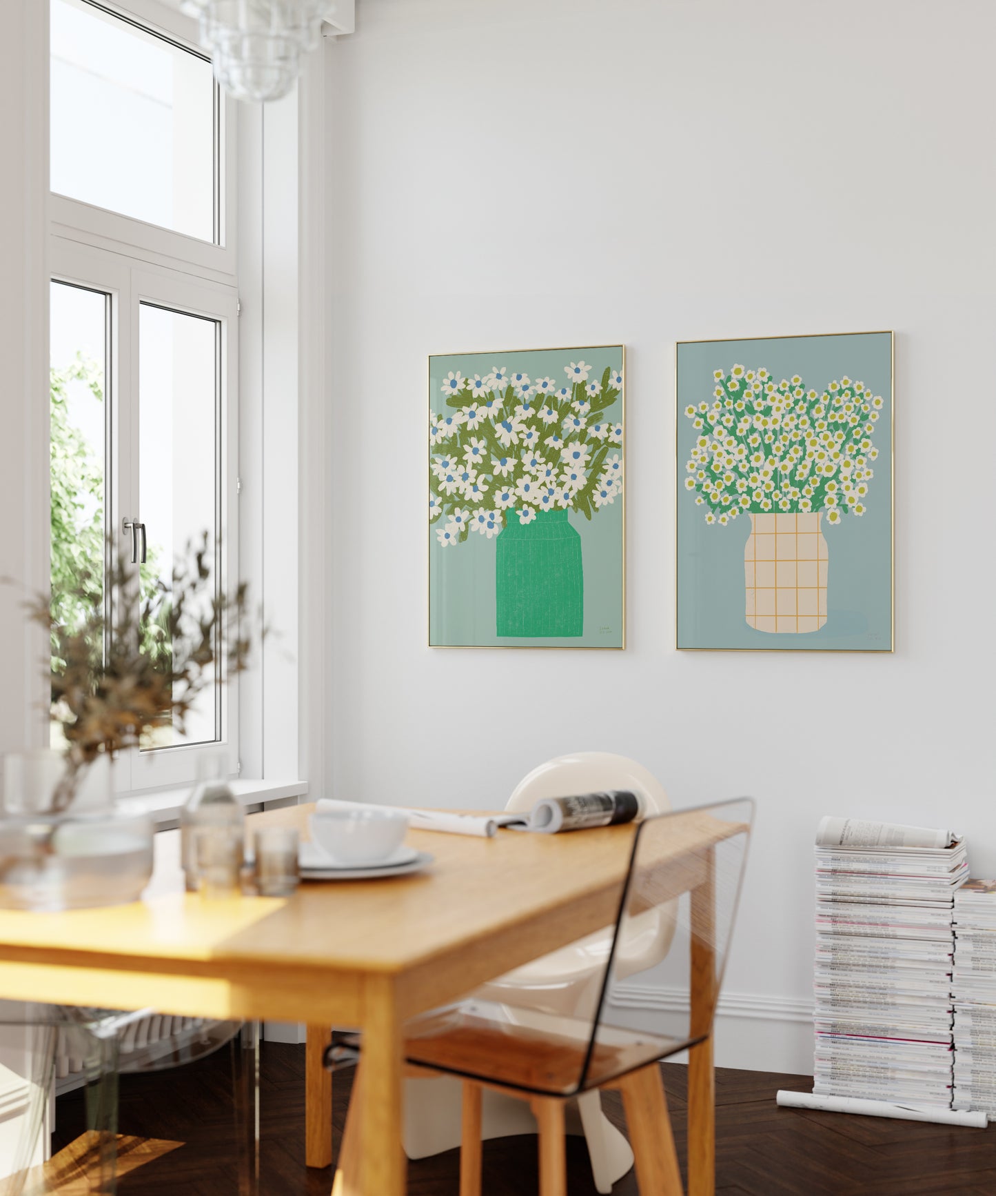 Chamomile Bouquet Print