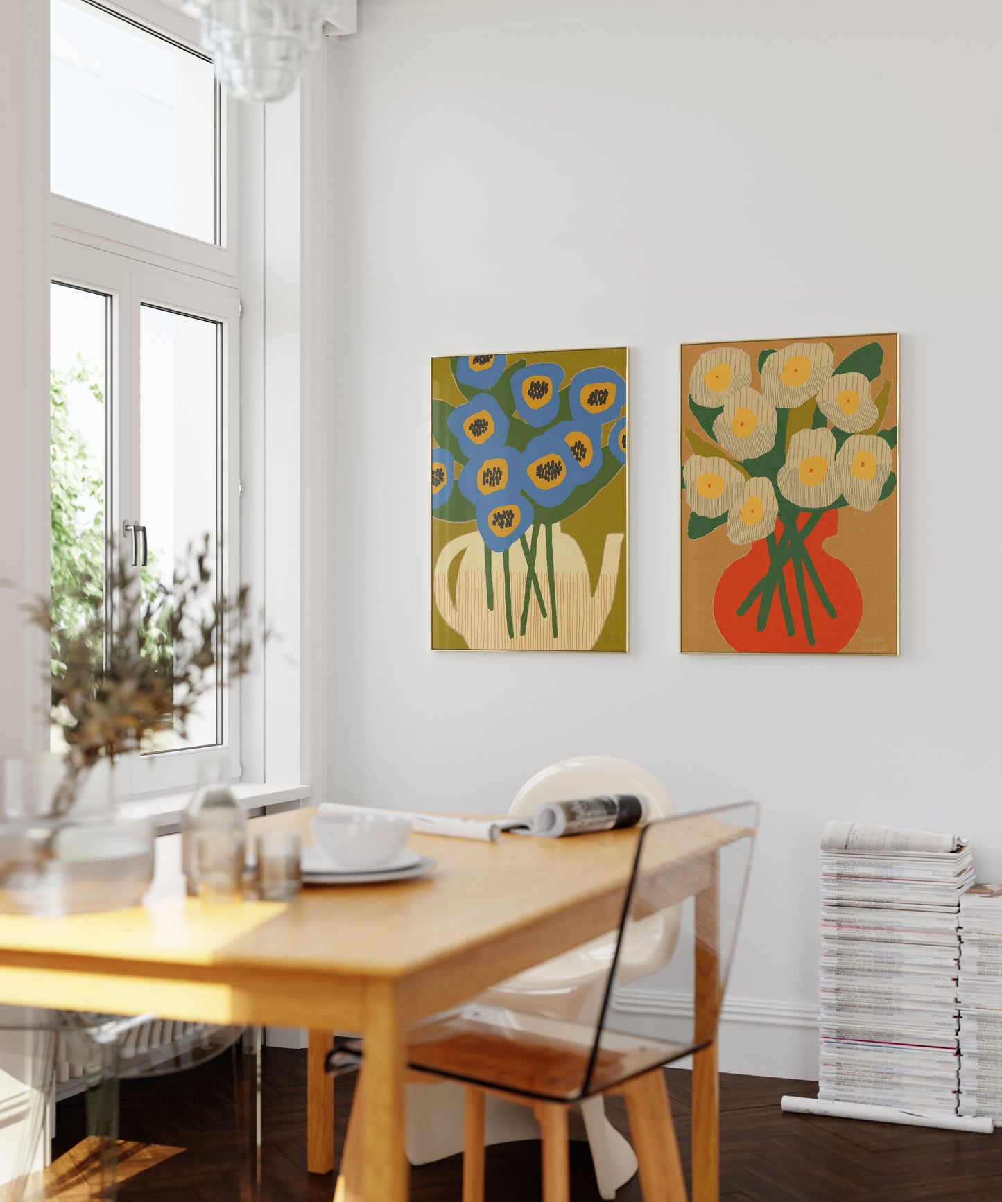 Teapot Bouquet Print