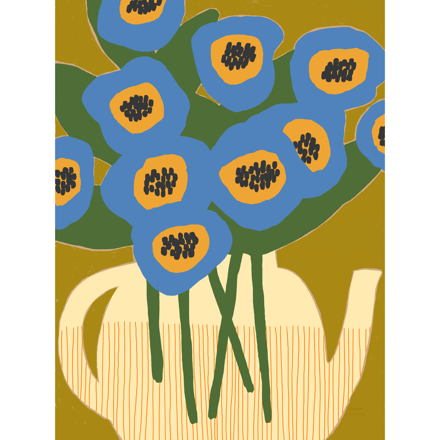 Teapot Bouquet Print